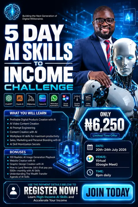 5 DAY AI SKILLS TO INCOME CHALLENGE
