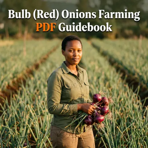 Bulb (Red) Onions Farming PDF Guidebook
