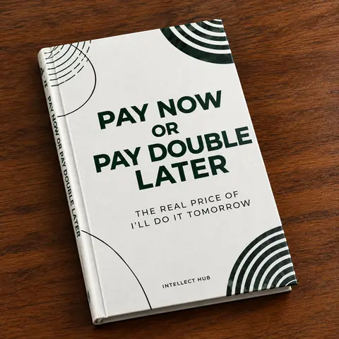 Pay Now or Pay Double Later: The Real Price of 'I'll Do It Tomorrow