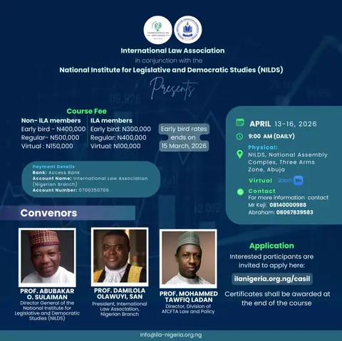 Certificate of Advanced Studies in International Trade Law / AfCFTA Law and Policy