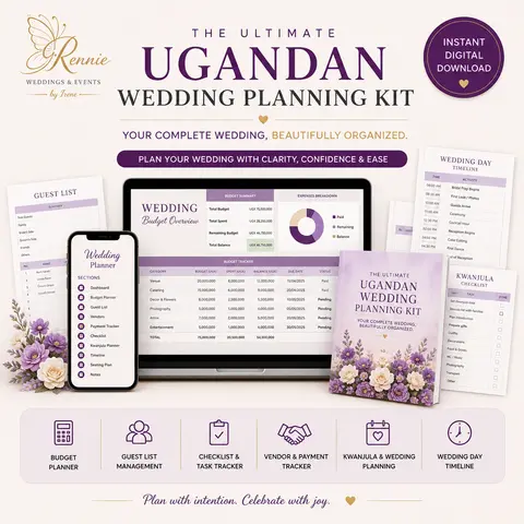 The Ultimate Ugandan Wedding Planning Kit | Plan Your Wedding with Clarity, Confidence & Ease