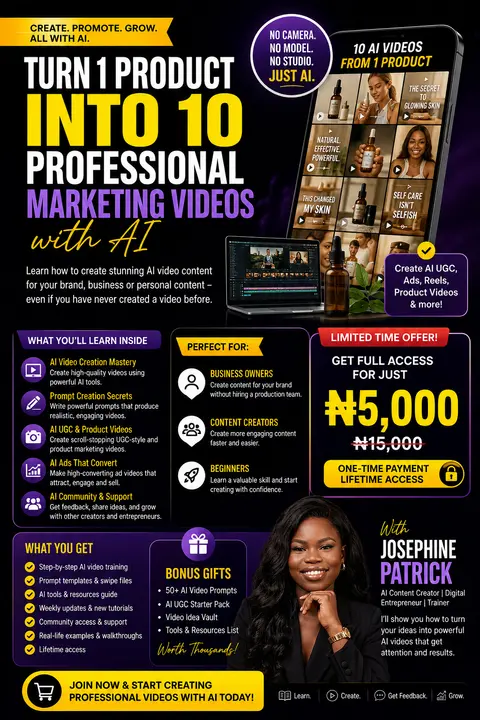 CREATE PROFESSIONAL VIDEOS WITH AI