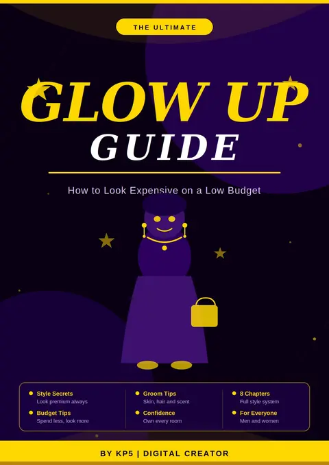 Glow Up Guide — How to Look Expensive on a Low Budget