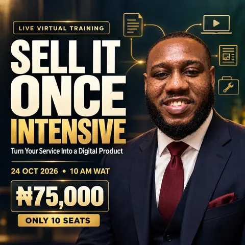 Sell It Once Intensive