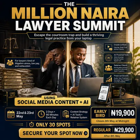 The Million Naira Lawyer Summit