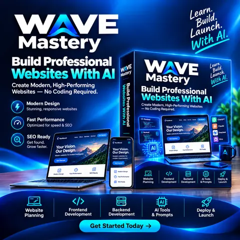 WAVE Mastery — Build Professional Websites with AI, No Coding Required