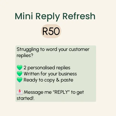 Mini Reply Refresh
