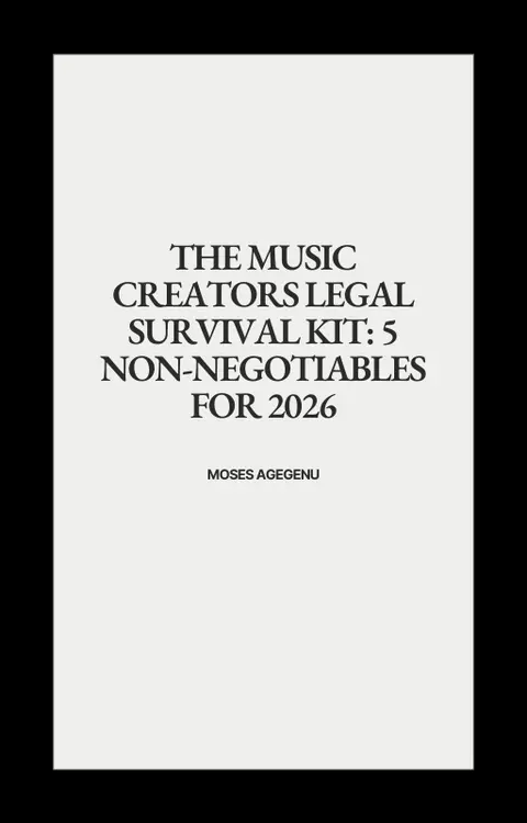 THE MUSIC CREATORS LEGAL CHECKLIST 2026 EBOOK