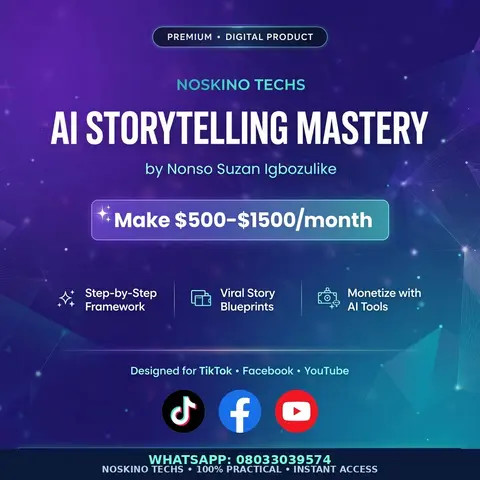 AI Storytelling Mastery - PREMIUM EDITION by Noskino Techs
