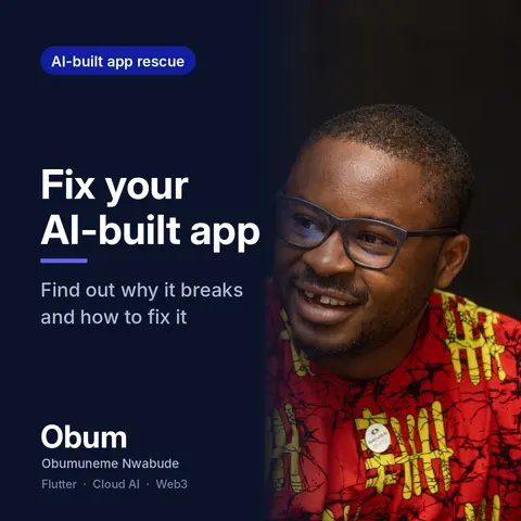 AI-Built App Rescue: Diagnosis and Fix Plan (Cursor, Lovable, Bolt, FlutterFlow, Claude)