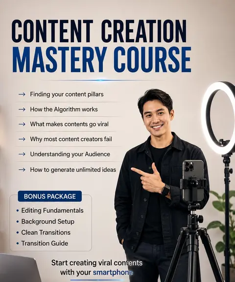 CONTENT CREATION MASTERY COURSE