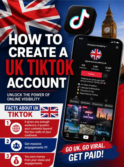 HOW TO CREATE A UK TIKTOK ACCOUNT 🇬🇧