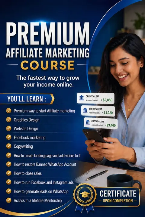 PREMIUM AFFILIATE MARKETING COURSE