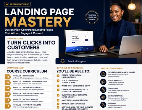 PROFITABLE LANDING PAGE COURSE