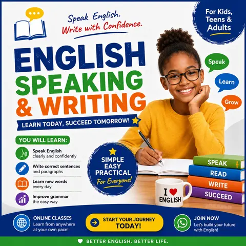 English speaking and writing made easy.