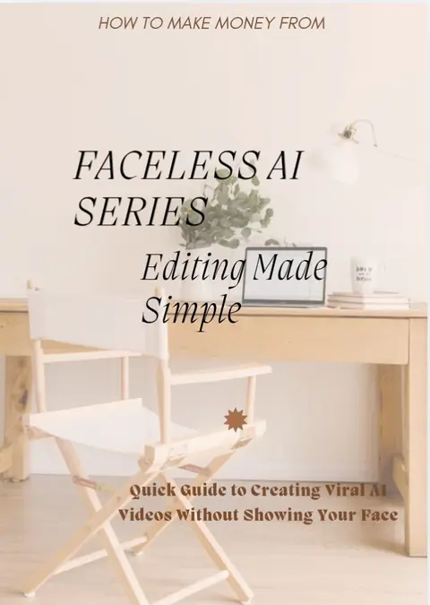 How to make money from faceless Ai series