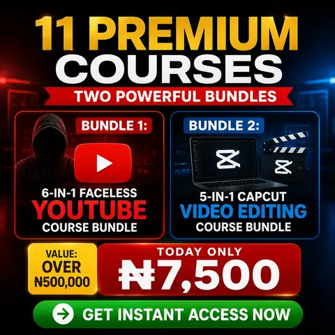 Faceless YouTube + Viral Video Editing Bundle