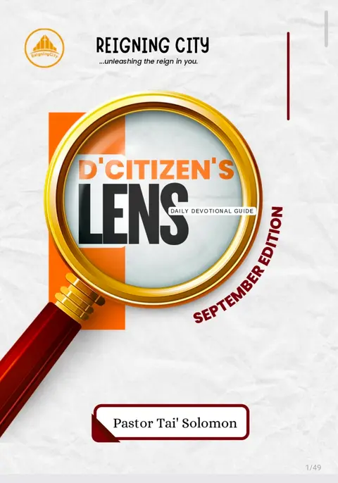 D'CITIZEN'S LENS (September Edition)