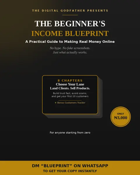The Beginner's Income Blueprint | A No-Hype Guide to Making Money Online