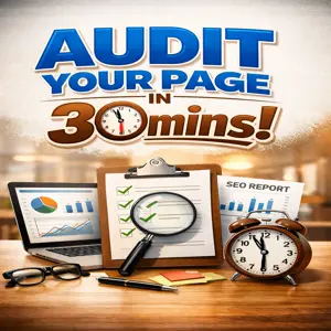AUDIT YOUR PAGE IN 30mins