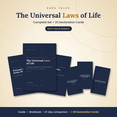 The Universal Laws of Life – Complete Set + 20 Declaration Cards